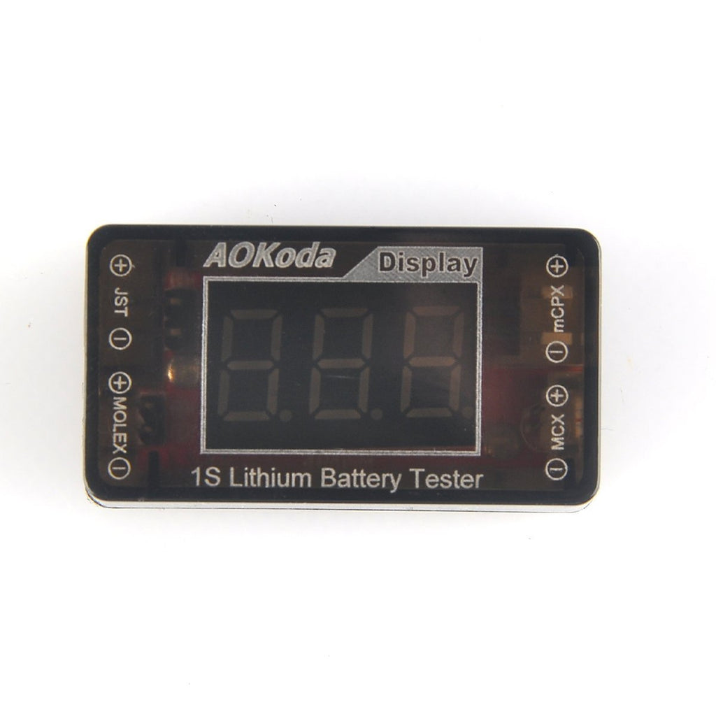 1s lipo battery voltage display
