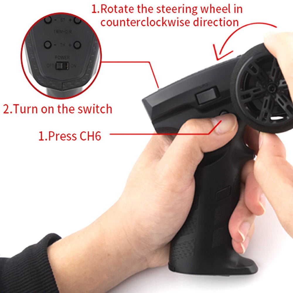 Flysky FSMG7 Telemetry Transmitter With FSR7D Receiver for Rc Car / Boat 2.4Ghz Ant Protocol 7