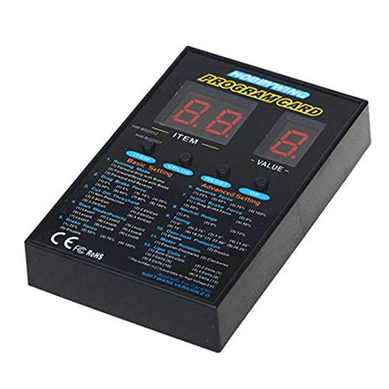 Hobbywing Program Card for QuicRun XeRun EzRun Brushless ESC