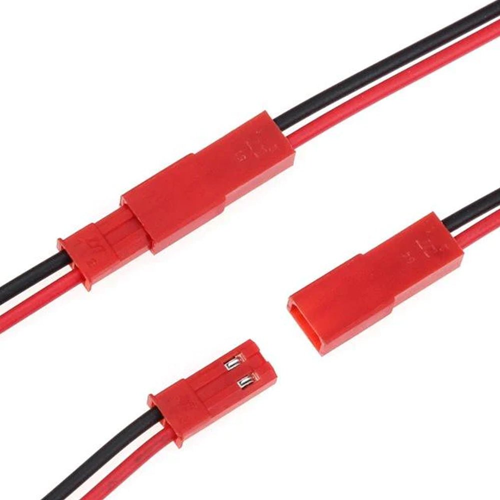 2pcs/set JST/SYP plug-in cable 2P connecting cable plug 2P one end tinned (one male and one female)