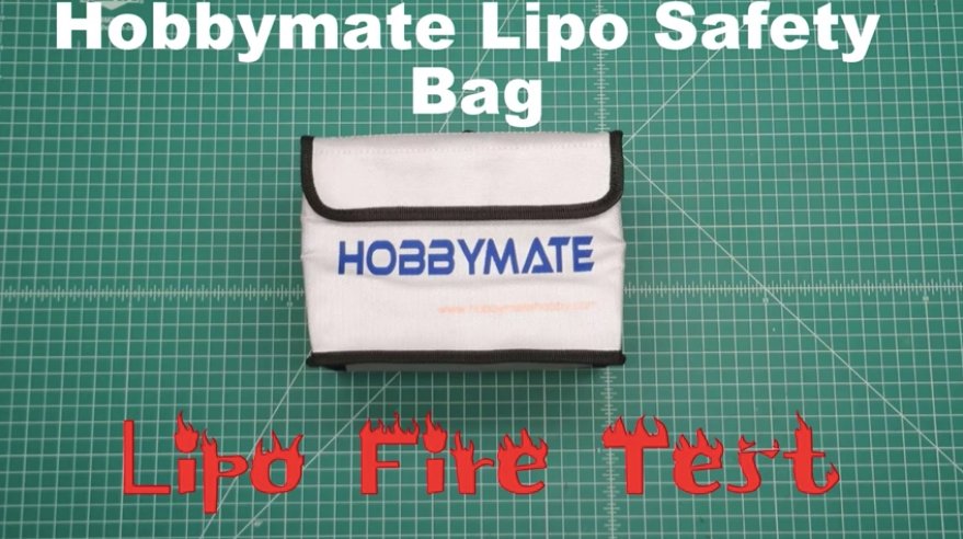Hobbymate Lipo Safety Bag Review and Test - Hobbymate Hobby