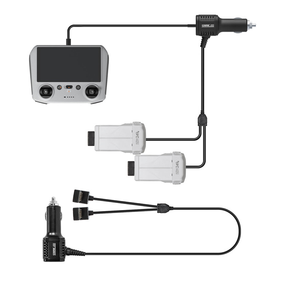 Dji Mavic Air Car Charger 2-in-1 DJI Mini Pro Battery And Remote