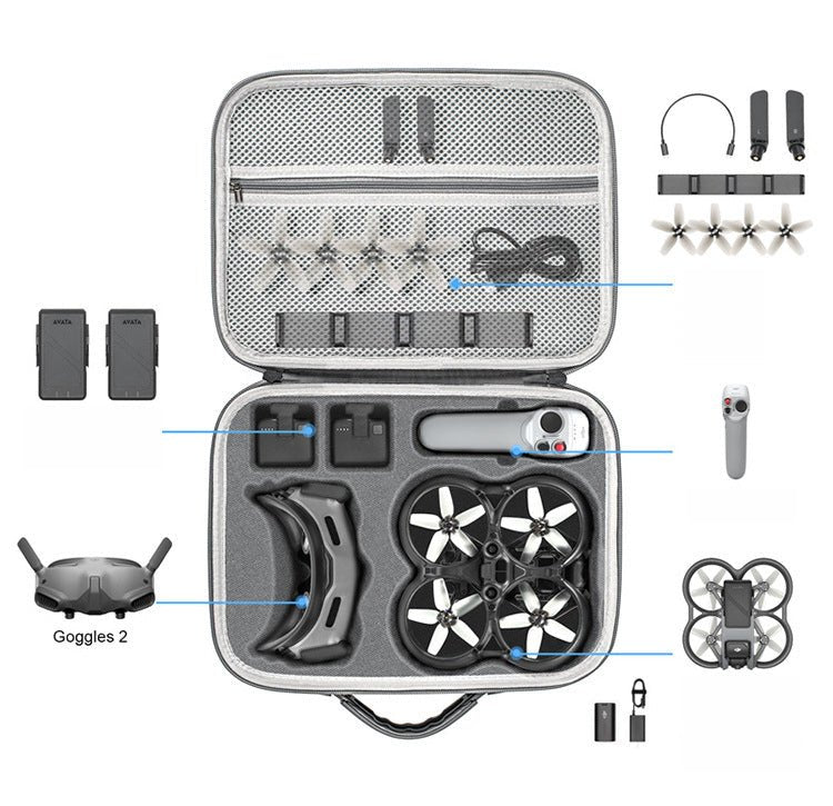 dji goggles 2 case Hobbymate Soft Carrying Case for DJI Avata Pro View Combo – Hobbymate Hobby