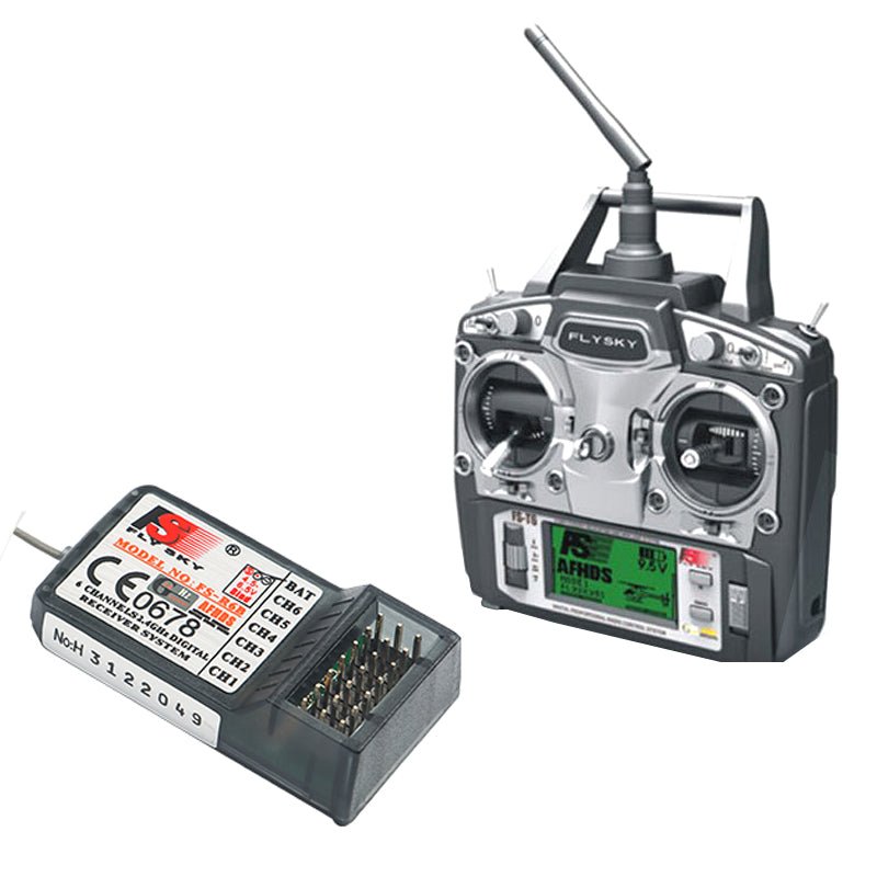 Flysky 6 Channel Radio Controller FS-T6 with R6B Receiver – Hobbymate Hobby