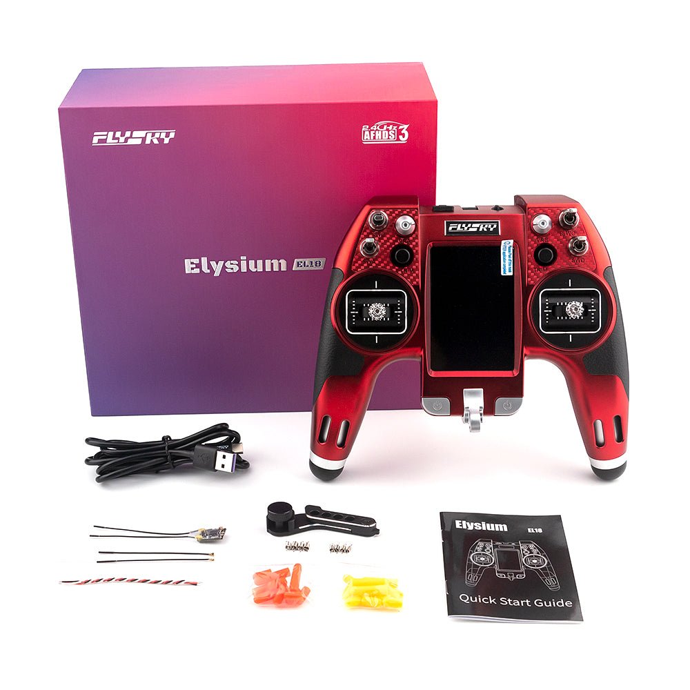 Flysky EL18 EdgeTx Rc Transmitter CNC Hall Gimbals 18-32 Channel ...