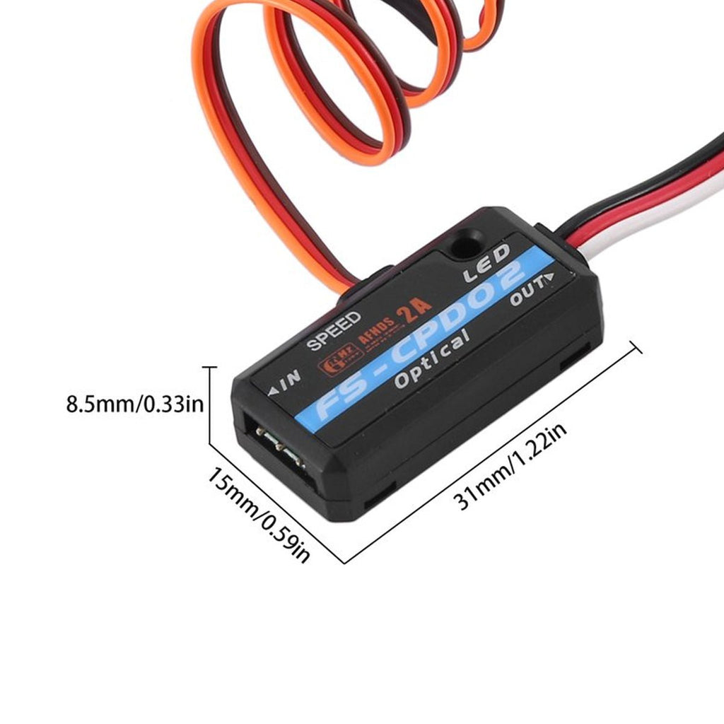 FLYSKY FS-CPD02 Speed Light Sensor Optical RPM Telemetry – Hobbymate Hobby