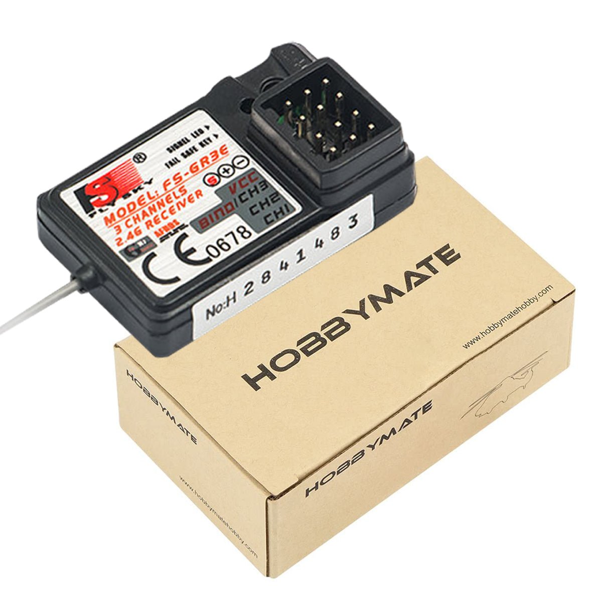 Flysky FS-GR3E 3 Channel Rc Car Receiver - Hobbymate Hobby