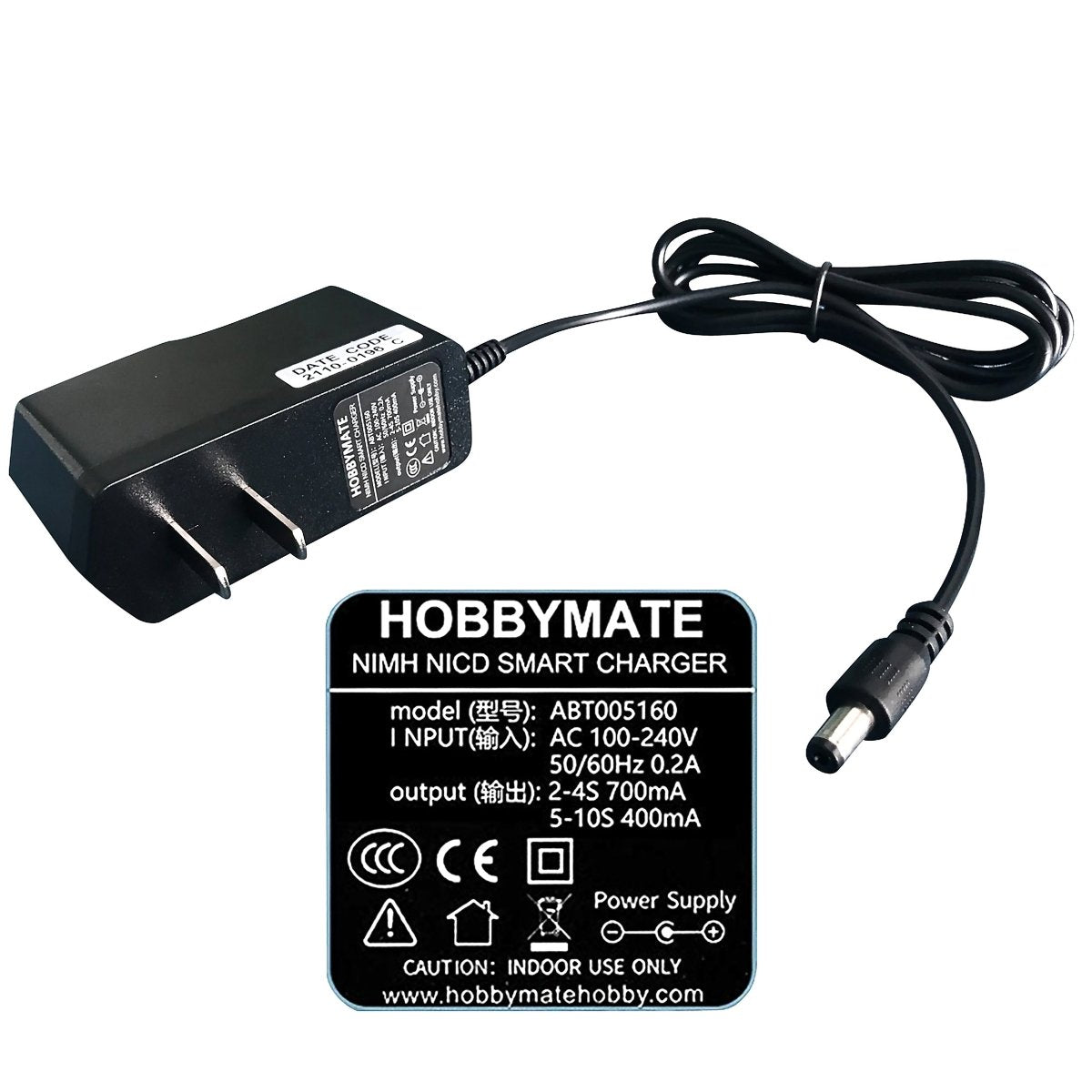 HOBBYMATE - Cargador de batería Nimh NiCd RC de 4.8 V, 7.2 V, 8.4 V, 9.6 V, Nimh NiCd, receptor HOBBYMATE - Cargador de batería Nimh NiCd RC de 4.8 V, 7.2 V, 8.4 V, 9.6 V, Nimh NiCd, receptor