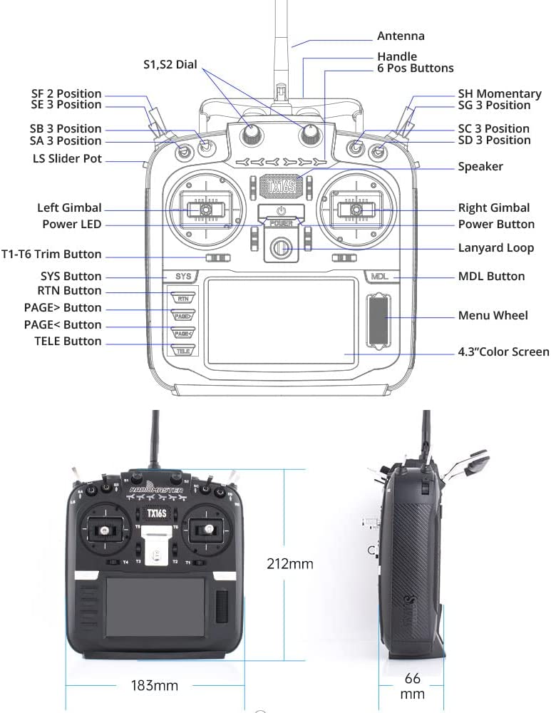radiomaster elrs transmitter receiver