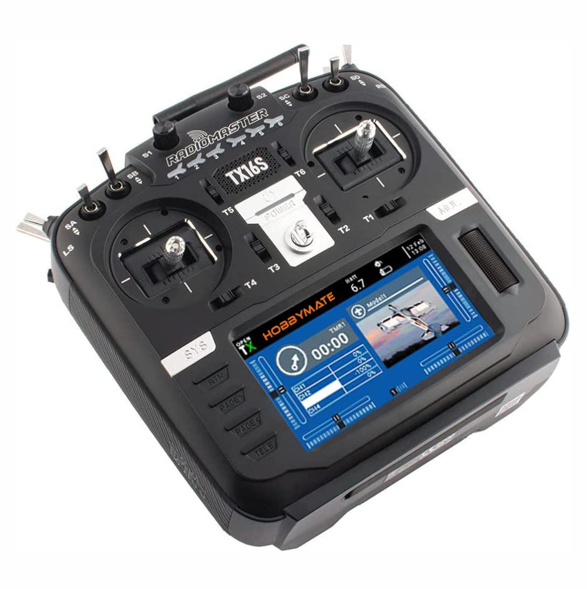 RadioMaster TX16S MKII V4.0 2.4G Hall Gimbals Transmitter ELRS Version  Support EdgeTX and OpenTX, Mode 2