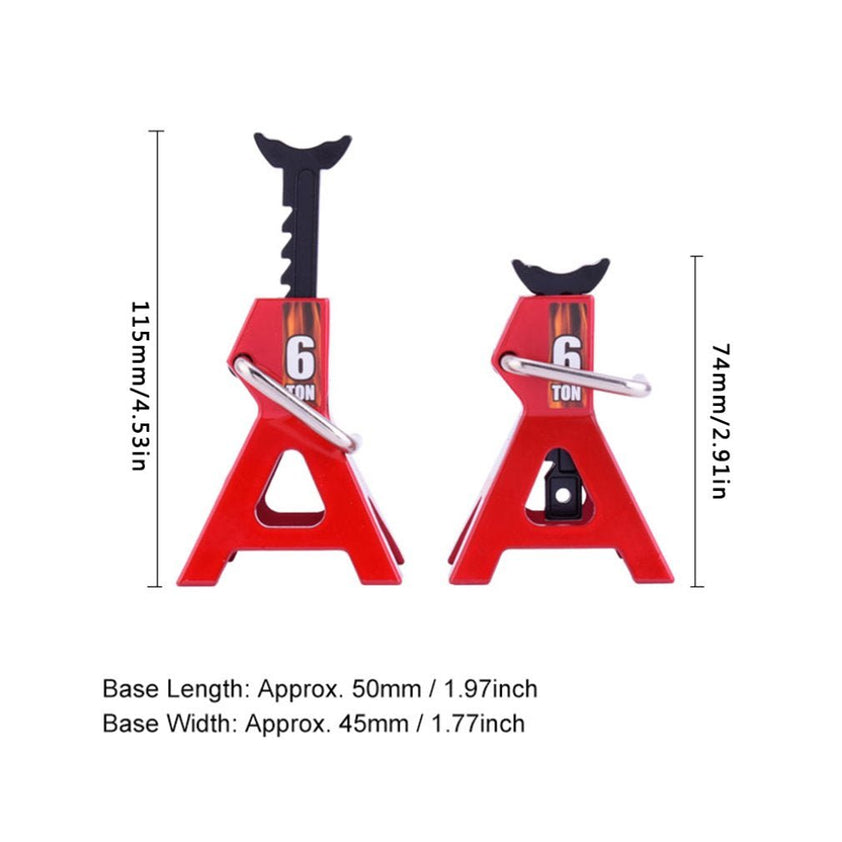 RC Cars Steel 6 Ton Jack Axle Stand Lift Capacity Stand Hobbymate Hobby