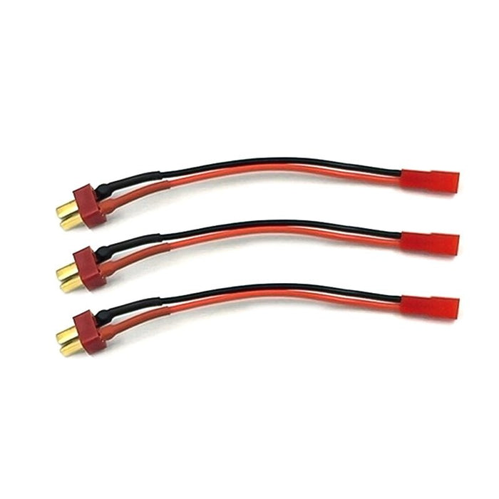 Jadpes Câble De Prise JST T-plug, Câble De Prise, Prise Deans T Avec Câble D'alimentation De Prise JST Câble 18AWG Pour Bateau De Voiture D'avion Télécommandé Pour Fiches Et Prises De Batterie